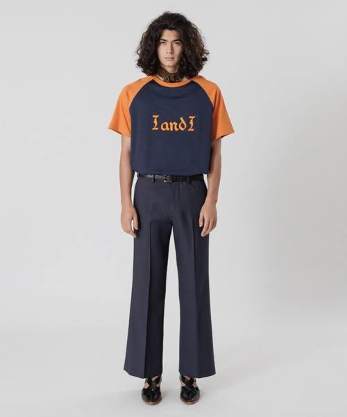 SASQUATCHfabrix.(サスクワァッチファブリックス)の「“I and I” 2TONE H/S T-SHIRT(Tシャツ/カットソー・メンズ・イエロー/ネイビー/ダークグリーン・L/M)」の4枚目の写真