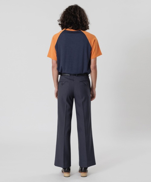 SASQUATCHfabrix.(サスクワァッチファブリックス)の「“I and I” 2TONE H/S T-SHIRT(Tシャツ/カットソー・メンズ・イエロー/ネイビー/ダークグリーン・L/M)」の6枚目の写真