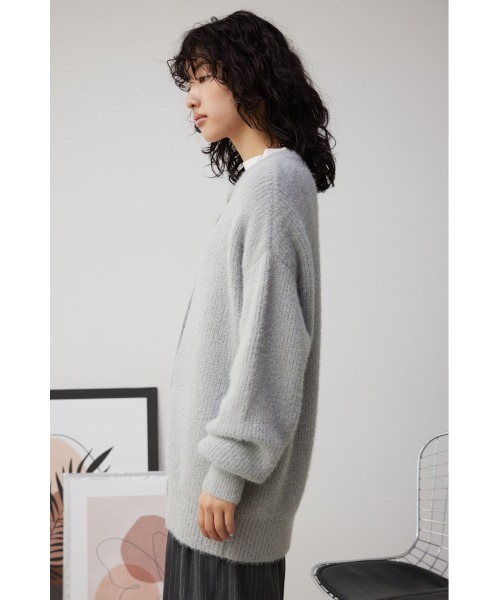 セール】ラメニットカーディガン（カーディガン/ボレロ）｜AZUL BY