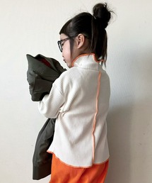 CIAOPANIC TYPY | 【KIDS】配色ステッチハイネックリブカットソー(Tシャツ/カットソー)