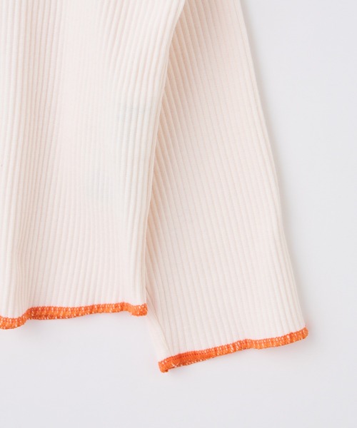 CIAOPANIC TYPY(チャオパニックティピー)の「【KIDS】配色ステッチハイネックリブカットソー(Tシャツ/カットソー・キッズ・アイボリー/ブラック/オレンジ/グレー/イエロー・S/L/XXL/XL/M)」の17枚目の写真