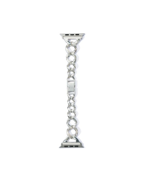 CRIMIE(クライミー)の「APPLE WATCH LINK CHAIN GRADATION SILVER BAND / 41、40、38mm対応 / アップルウォッチ チェーンシルバー グラデーション 時計 バンド / 41、40、38mm対応(ブレスレット・メンズ・シルバー・M/L)」の3枚目の写真