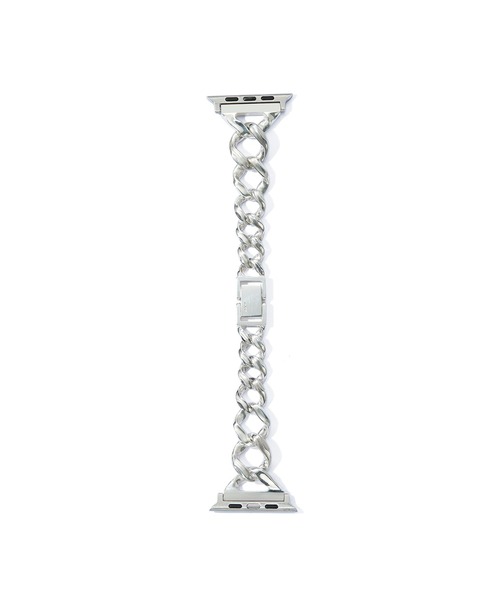 CRIMIE(クライミー)の「APPLE WATCH LINK CHAIN GRADATION SILVER BAND / 41、40、38mm対応 / アップルウォッチ チェーンシルバー グラデーション 時計 バンド / 41、40、38mm対応(ブレスレット・メンズ・シルバー・M/L)」の8枚目の写真