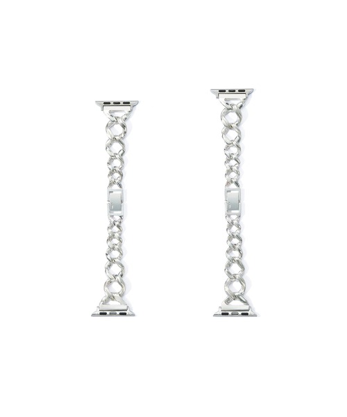 CRIMIE(クライミー)の「APPLE WATCH LINK CHAIN GRADATION SILVER BAND / 41、40、38mm対応 / アップルウォッチ チェーンシルバー グラデーション 時計 バンド / 41、40、38mm対応(ブレスレット・メンズ・シルバー・M/L)」の11枚目の写真