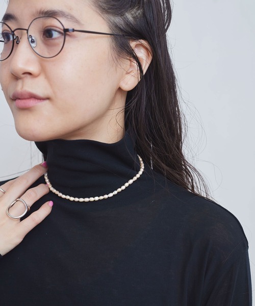 fig London(フィグロンドン)の「_petit pearl ネックレス(ネックレス・レディース・ホワイト・FREE)」の3枚目の写真