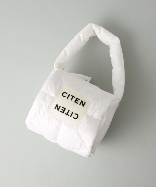 CITEN（シテン）の「＜CITEN＞パデッド ドラムバッグ ハーフ（ハンドバッグ・レディース・ブラック/ホワイト/シルバー/オレンジ系その他・FREE）」の20枚目の写真