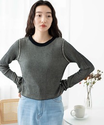 WEGO/リバーシブルニットトップス