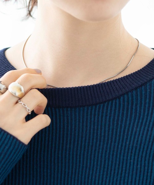 WEGO（ウィゴー）の「WEGO/リバーシブルニットトップス（ニット/セーター・レディース・ブラック/ブルー/グリーン・FREE）」の13枚目の写真