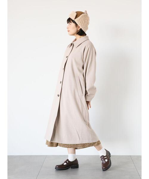 ehka sopo（エヘカソポ）の「ボア襟付きコート（その他アウター）」 - WEAR