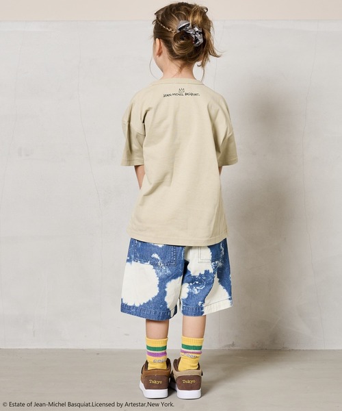 MARKEY'S（マーキーズ）の「【ジャン＝ミシェル・バスキア】別注プリントTee（80～150cm）（Tシャツ/カットソー・キッズ・オフホワイト/ベージュ/チャコール・120/110/100/95/90/80/150/130/140）」の9枚目の写真