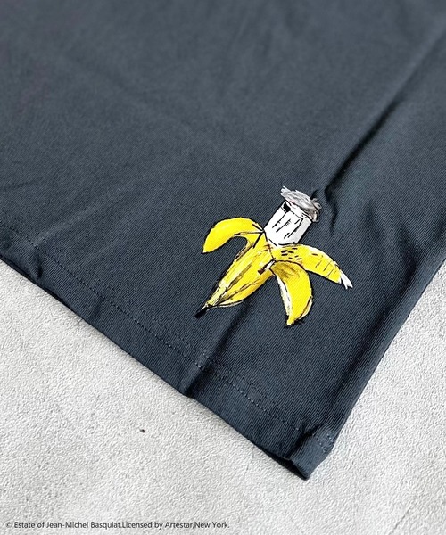 MARKEY'S（マーキーズ）の「【ジャン＝ミシェル・バスキア】別注プリントTee（80～150cm）（Tシャツ/カットソー・キッズ・オフホワイト/ベージュ/チャコール・120/110/100/95/90/80/150/130/140）」の12枚目の写真