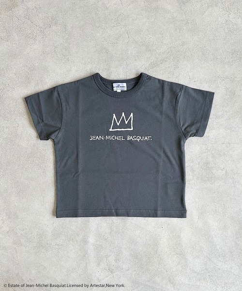 MARKEY'S（マーキーズ）の「【ジャン＝ミシェル・バスキア】別注プリントTee（80～150cm）（Tシャツ/カットソー・キッズ・オフホワイト/ベージュ/チャコール・120/110/100/95/90/80/150/130/140）」の10枚目の写真