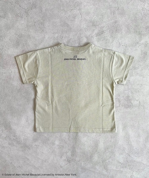 MARKEY'S（マーキーズ）の「【ジャン＝ミシェル・バスキア】別注プリントTee（80～150cm）（Tシャツ/カットソー・キッズ・オフホワイト/ベージュ/チャコール・120/110/100/95/90/80/150/130/140）」の7枚目の写真
