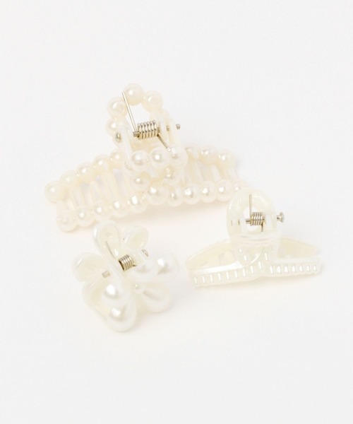 tiny tiny（ティニーティニー）の「アソートパール調バンス[tiny tiny(ティニーティニー)]（バレッタ/ヘアクリップ・レディース・その他1・0）」の3枚目の写真