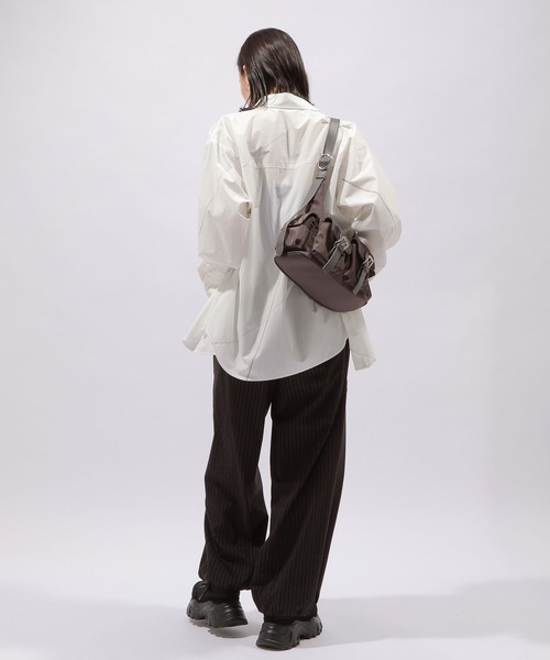 PAGEBOY（ページボーイ）の「ステッチワークシャツ（シャツ/ブラウス・レディース・ブラック/オフホワイト・FREE）」の10枚目の写真