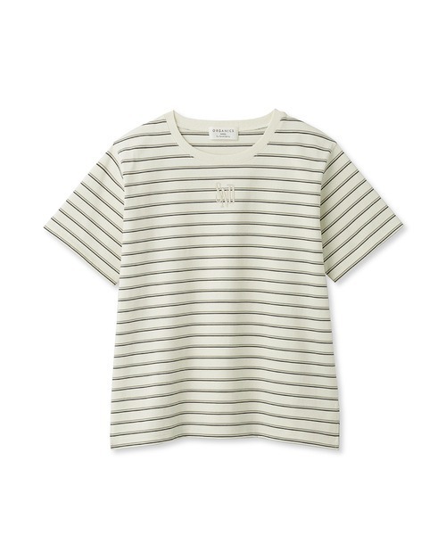 SNIDEL（スナイデル）の「ワンポイントカットトップス（Tシャツ/カットソー・レディース・ホワイト/ブラック/ベージュ・FREE）」の6枚目の写真