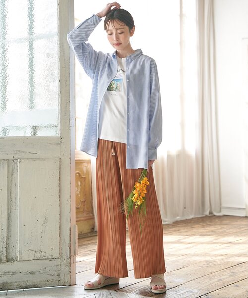 ikka（イッカ）の「ウェッジラバーベルトサンダル（サンダル・レディース・ブラック/ブラウン/オフホワイト・M/L）」の17枚目の写真