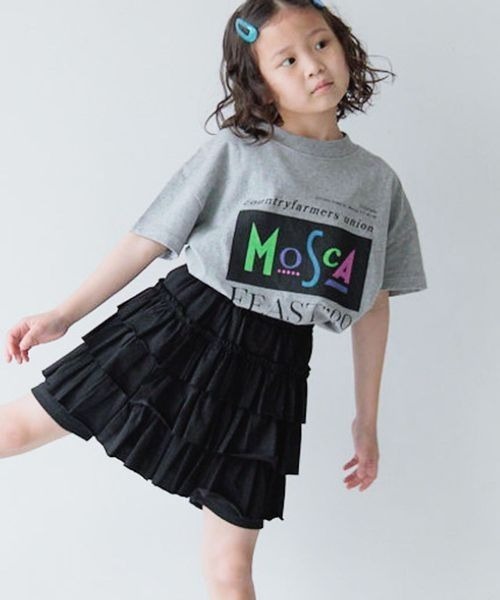 LOWRYS FARM（ローリーズファーム）の「ＢＩＧネオンＴＥＥ　103008（Tシャツ/カットソー・キッズ・ホワイト/グレー/ブルー/チャコール/ピンク/グレー系その他/グレー系その他2/ブラック・110cm/120cm/130cm/140cm/150cm）」の4枚目の写真