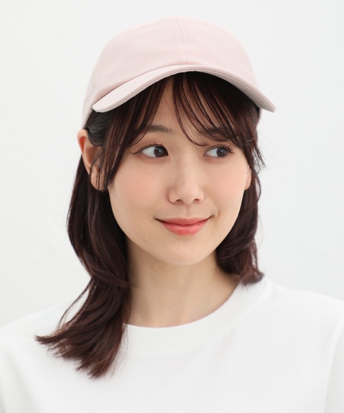 Honeys（ハニーズ）の「無地キャップ（キャップ・レディース・ベージュ/アイボリー/ブラック/ライトベージュ/スミクロ/ピンク/ダークブラウン・FREE）」の7枚目の写真