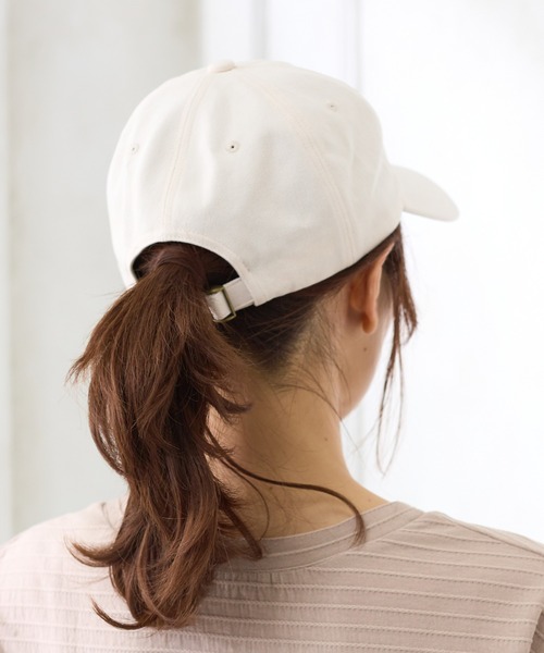 Honeys（ハニーズ）の「無地キャップ（キャップ・レディース・ベージュ/アイボリー/ブラック/ライトベージュ/スミクロ/ピンク/ダークブラウン・FREE）」の13枚目の写真