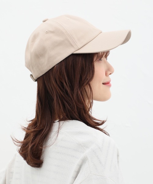 Honeys（ハニーズ）の「無地キャップ（キャップ・レディース・ベージュ/アイボリー/ブラック/ライトベージュ/スミクロ/ピンク/ダークブラウン・FREE）」の16枚目の写真