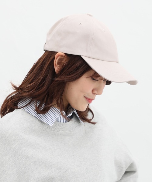 Honeys（ハニーズ）の「無地キャップ（キャップ・レディース・ベージュ/アイボリー/ブラック/ライトベージュ/スミクロ/ピンク/ダークブラウン・FREE）」の18枚目の写真