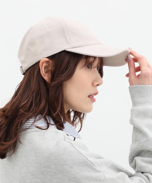 Honeys（ハニーズ）の「無地キャップ（キャップ・レディース・ベージュ/アイボリー/ブラック/ライトベージュ/スミクロ/ピンク/ダークブラウン・FREE）」の20枚目の写真