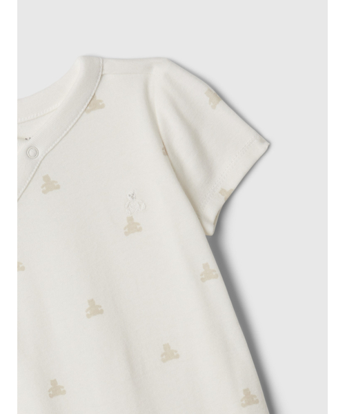 GAP（ギャップ）の「ブラナンベア ラップ ボディスーツ (ベビー)（ロンパース・キッズ・ホワイト/その他/その他1・70cm/80ｃｍ/60cm/50cm）」の4枚目の写真