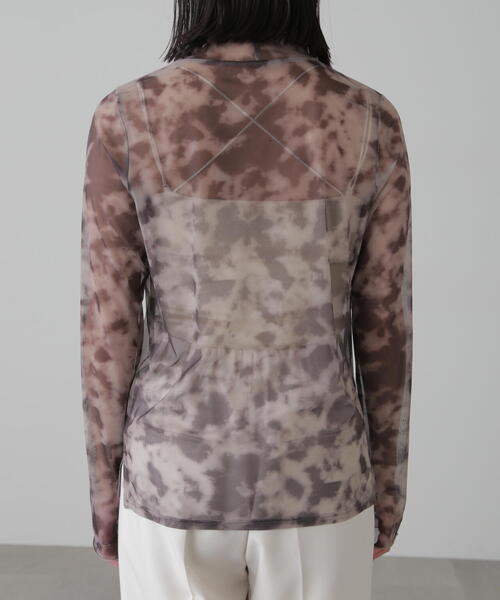 FREE'S MART（フリーズマート）の「ニュアンス柄シアーハイネックカットソー（Tシャツ/カットソー・レディース・グレー系その他・FREE）」の9枚目の写真