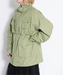 ドロストシャーリングショートブルゾン+ベスト マルチウェイ