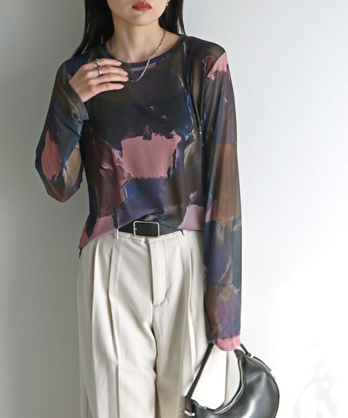 *2025 SS*【Paloma Wool】ヒロ ロングスリーブ シアー Tシャツ コットン シアー リラックス ロングスリーブTシャツ 白 – kuros