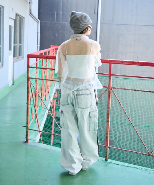 PBLIM（ページボーイリム）の「PBLIM/チュールナンバートップス（その他トップス・レディース・ブラック/オフホワイト・FREE）」の10枚目の写真