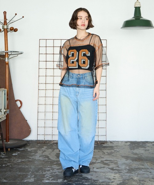 PBLIM（ページボーイリム）の「PBLIM/チュールナンバートップス（その他トップス・レディース・ブラック/オフホワイト・FREE）」の20枚目の写真