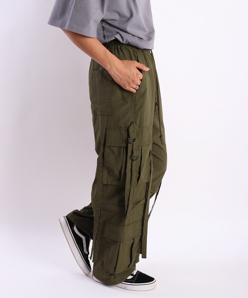 WESTSEA（ウエストシー）の「ナイロンワッシャー テクノパンツ（カーゴパンツ・メンズ・ブラック/ホワイト/カーキ・XL/L/M）」の5枚目の写真