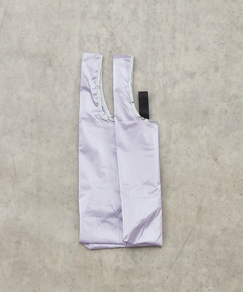 Actually（アクチュアリー）の「エコバッグS 巾着付き（エコバッグ/サブバッグ・レディース・ピンク/ラベンダー/シルバー/イエロー/チェック・フリー）」の22枚目の写真