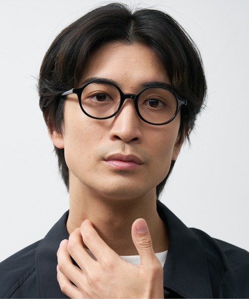 Zoff（ゾフ）の「ボストン型 メガネ｜プラスチックフレーム｜Zoff｜SPRING TREND（メガネ・レディース・ブラウン/ライトグリーン/ライトブラウン/ブラック・FREE）」の2枚目の写真