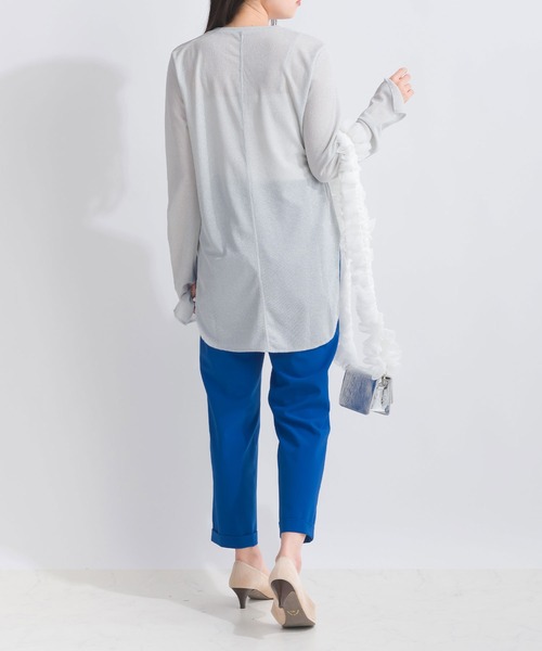 PICCIN（ピッチン）の「チュールフリルスマホショルダー（スマホケース/カバー・レディース・ホワイト/ブラック/グレー・FREE）」の15枚目の写真