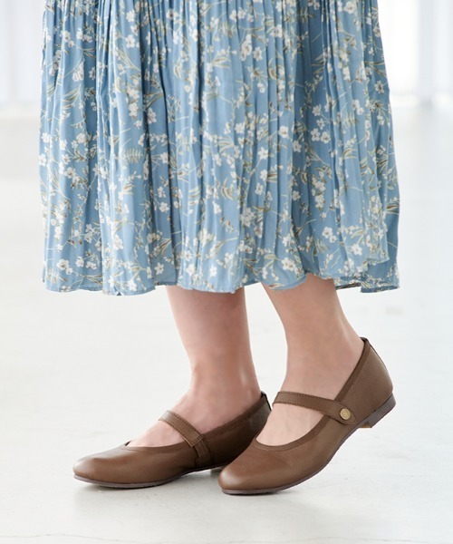 Piedi Nudi(ピエディヌーディ)の「ZOCCU 柔らかく 歩きやすい 本革 ストラップシューズ(ドレスシューズ・レディース・クリアブラック/チョコ/ホワイト/ブラック・23.5cm/24.5cm/23.0cm/24.0cm/25.0cm/22.5cm)」の8枚目の写真