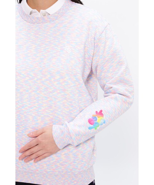 PEARLY GATES】35th コットン裏毛 クルーネックプルオーバー ＜PG35th