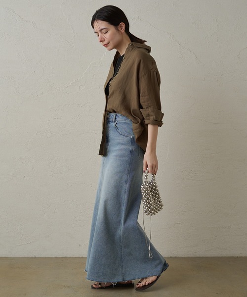 LOUNGEDRESS（ラウンジドレス）の「リネンバックタイシャツ（シャツ 