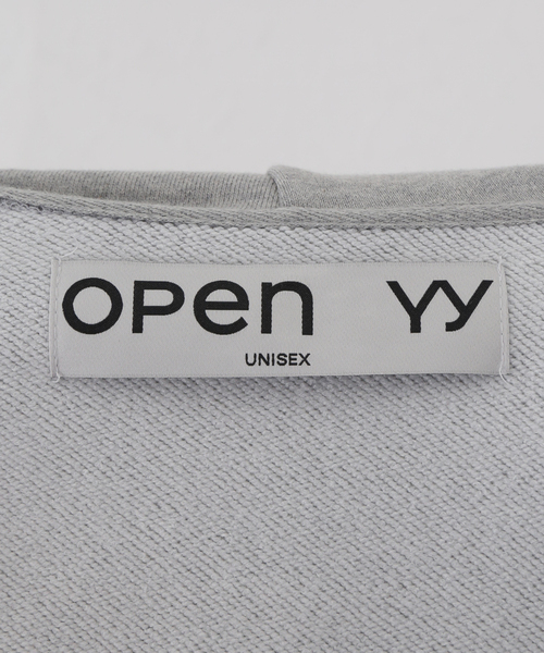 【新品】OPEN Yy オープンワイワイ　ユニセックスS パーカー 新品】OPEN Yy オープンワイワイ ユニセックスS パーカー