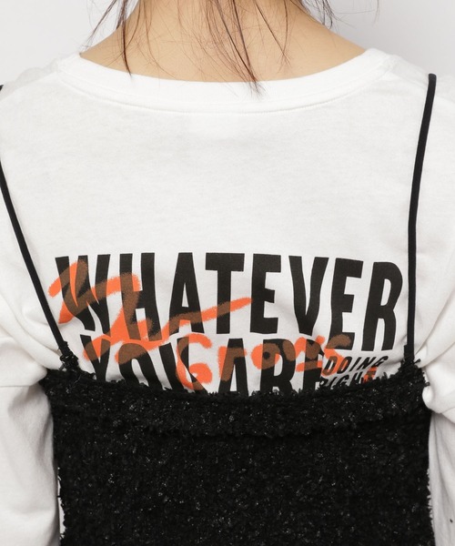 niko and...（ニコアンド）の「パタパタキャミビスチェ（ベスト・レディース・ブラック/アイボリー・FREE）」の3枚目の写真