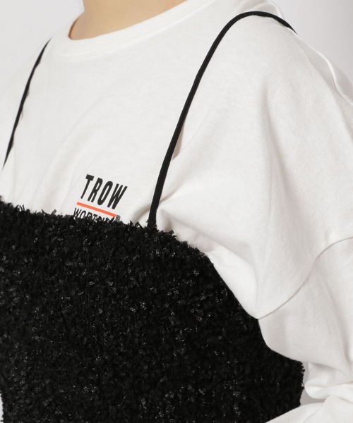 niko and...（ニコアンド）の「パタパタキャミビスチェ（ベスト・レディース・ブラック/アイボリー・FREE）」の17枚目の写真