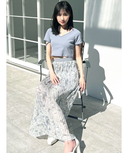 セール】シアープリーツロングスカート（スカート）｜RESEXXY