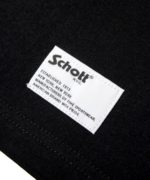 schott（ショット）の「SCHOTT-T-SHIRT GIRLS WITH BULLDOG（Tシャツ/カットソー・メンズ・ホワイト/ブラック・L/XL/M）」の7枚目の写真