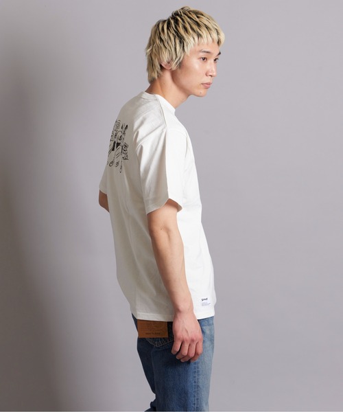 schott（ショット）の「SCHOTT-T-SHIRT GIRLS WITH BULLDOG（Tシャツ/カットソー・メンズ・ホワイト/ブラック・L/XL/M）」の10枚目の写真