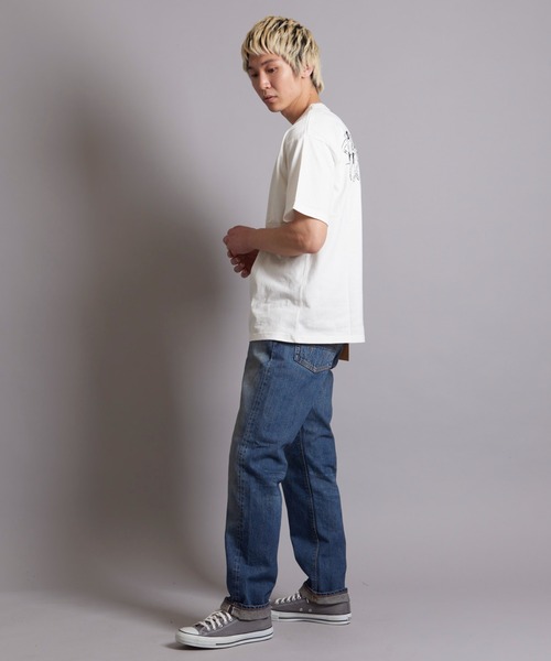 schott（ショット）の「SCHOTT-T-SHIRT GIRLS WITH BULLDOG（Tシャツ/カットソー・メンズ・ホワイト/ブラック・L/XL/M）」の14枚目の写真