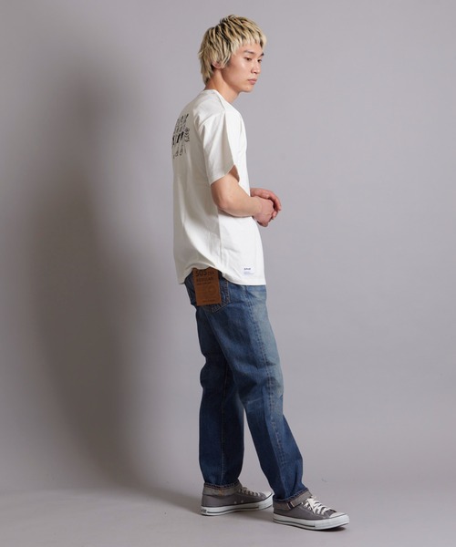 schott（ショット）の「SCHOTT-T-SHIRT GIRLS WITH BULLDOG（Tシャツ/カットソー・メンズ・ホワイト/ブラック・L/XL/M）」の15枚目の写真