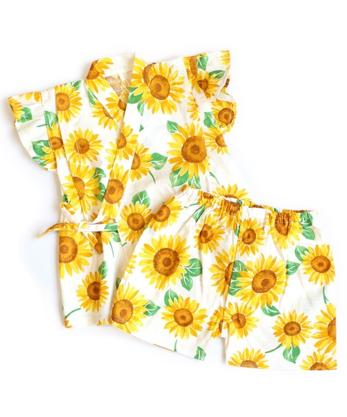 SKAPE（エスケープ）の「ﾌﾘｿﾃﾞ甚平ｽｰﾂ（浴衣・キッズ・ブルー/アイボリー/ピンク/ホワイト/ネイビー/パープル・130cm/120cm/110cm/100cm/90cm）」の16枚目の写真