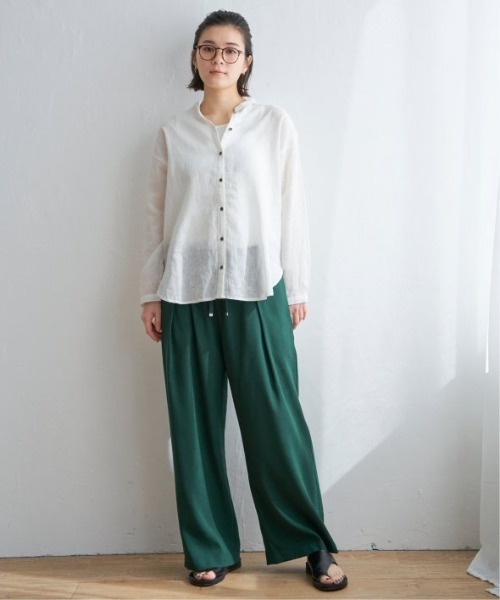 LBC(エルビーシー)の「ウエストシャーリングワイドパンツ(その他パンツ・レディース・ライトグレー/グリーン/ベージュ/ブラック・M/L)」の8枚目の写真